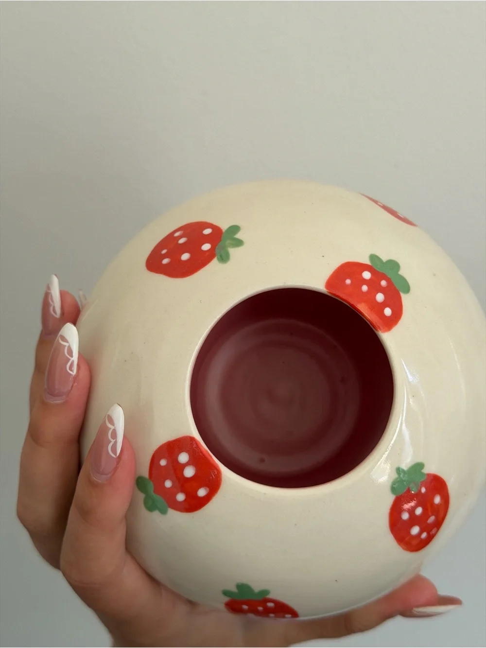 Muddy Mood Handmade Strawberry Ceramic Vase